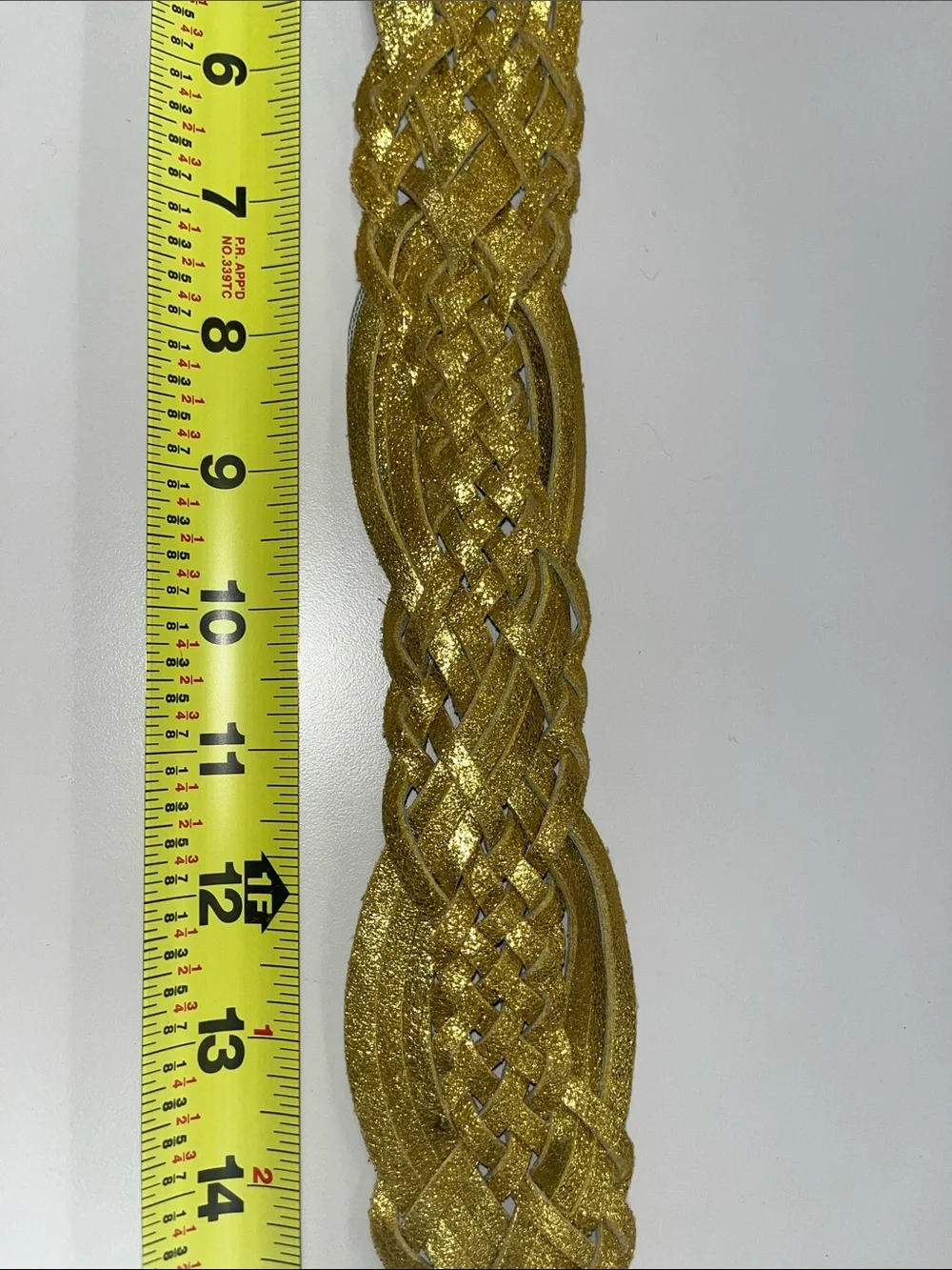 Afgan braided metallic